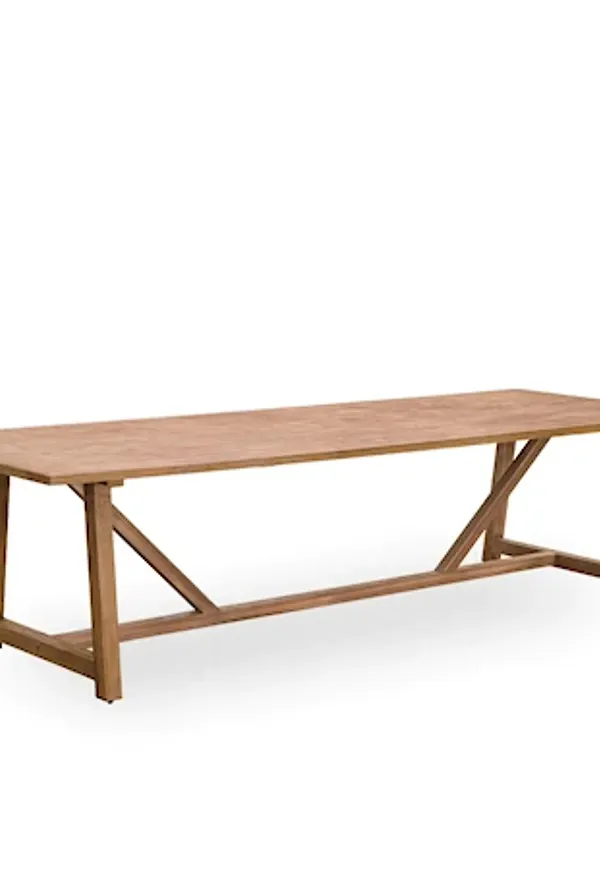 Superfin brun bord i teak från Sika Design.