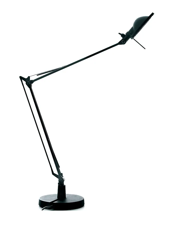 Svart Luceplan-vägglampa i otroligt fin modell.