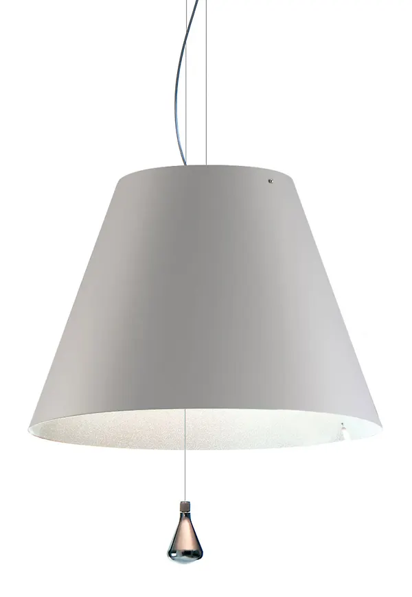 Exklusiv lampa i grått från Luceplan.