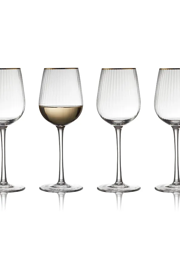 Elegant vitvinsglas 2026 från Lyngby Glas.