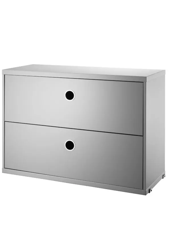 Trendig lådhurts 2025 från String Furniture.