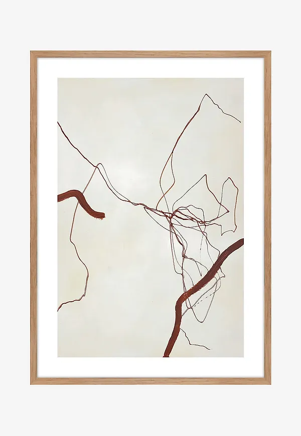 Vacker ramar i ek från Malerifabrikken.