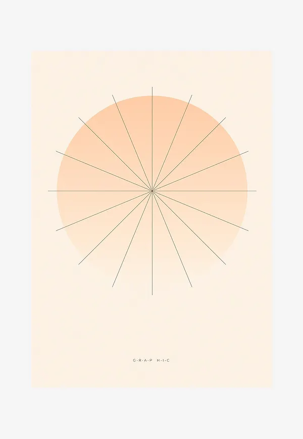 Orange Malerifabrikken-poster i smickrande modell.