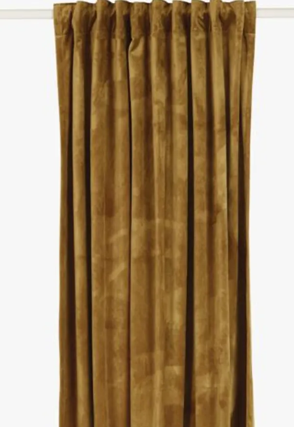 Klassisk gardin i gult från hemtex.