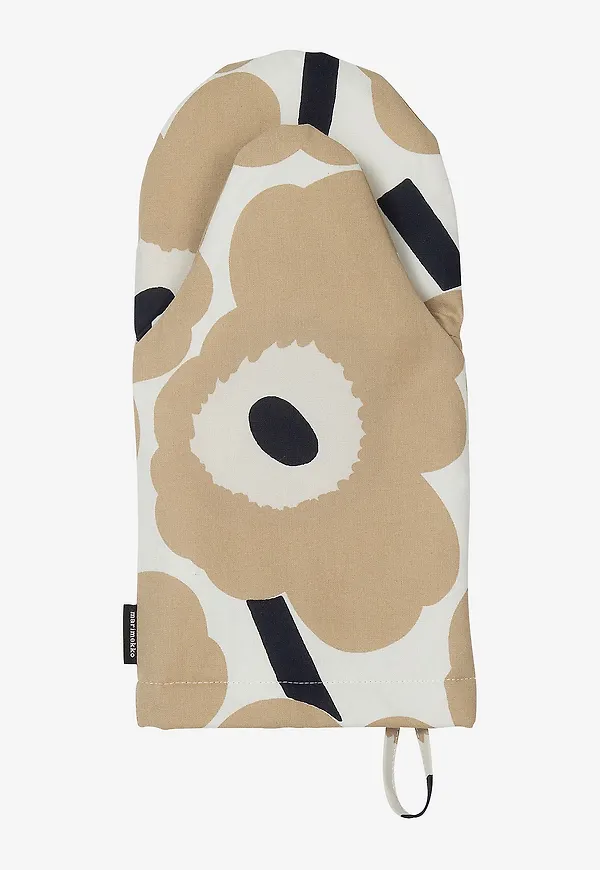 Otroligt fin grytlapp i beiget från Marimekko.