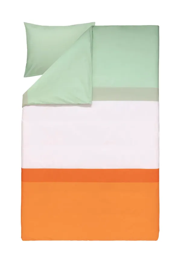 Riktigt snygg bäddset i oranget från Marimekko.