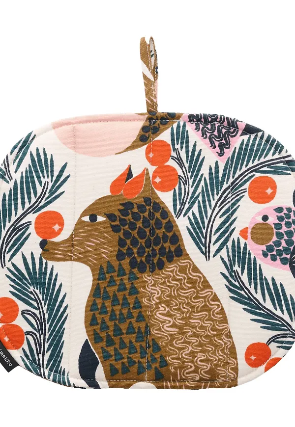 Snygg grytlapp i brunt från Marimekko.