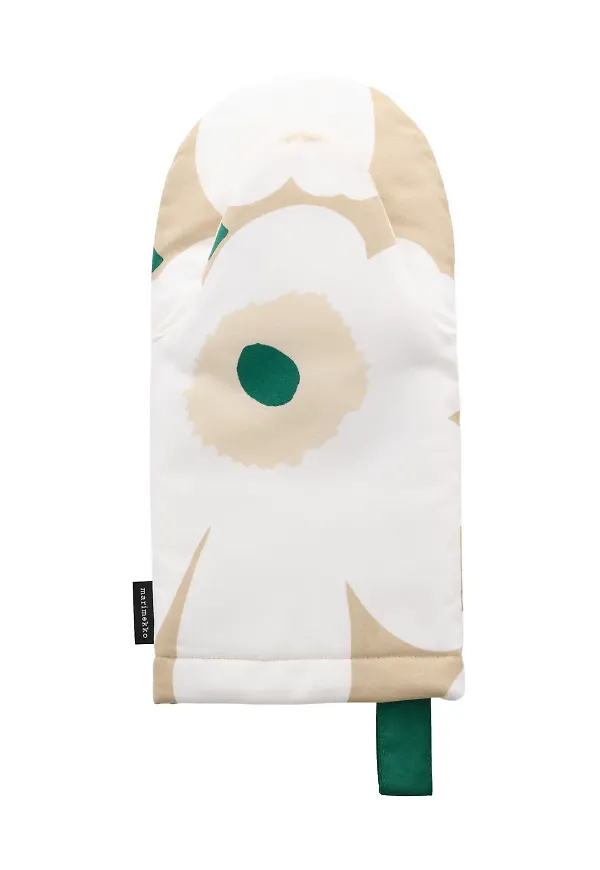 Klassisk grytvante i beiget från Marimekko.