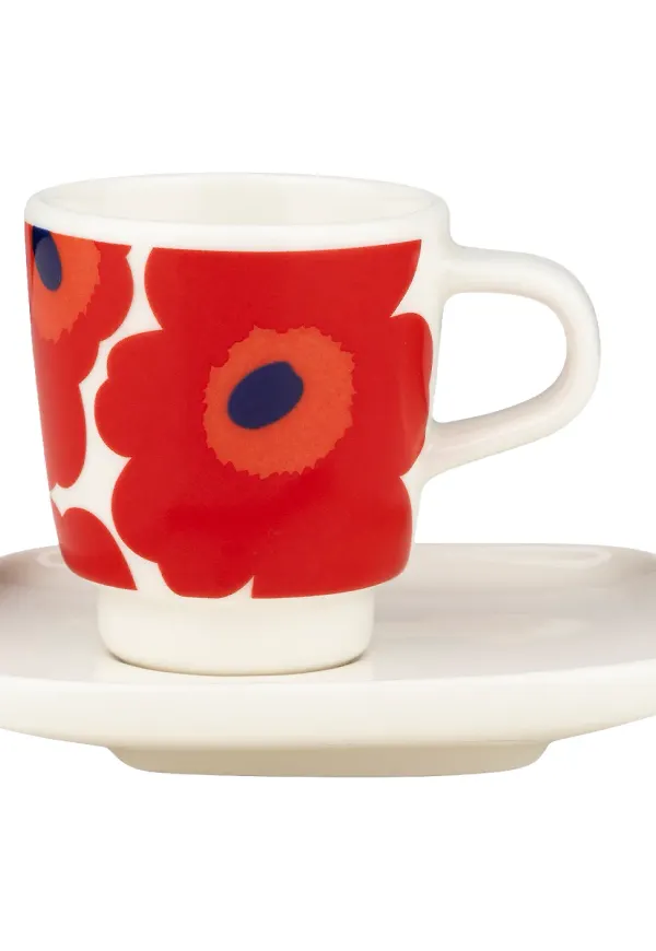 Vacker mugg i rött från Marimekko.