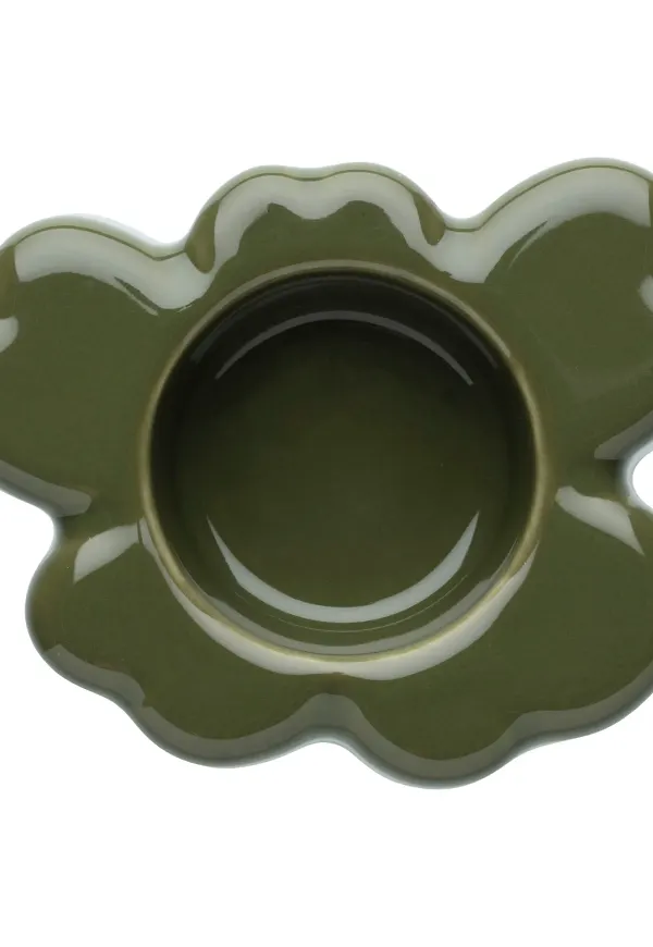 Otroligt fin ljuslykta i grönt från Marimekko.