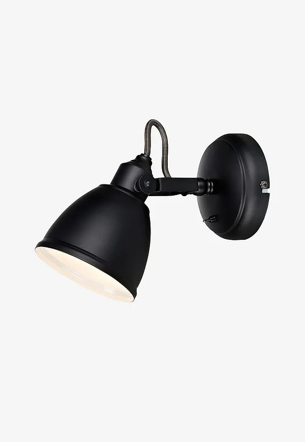 Komfortabel vägglampa i svart från Markslöjd.