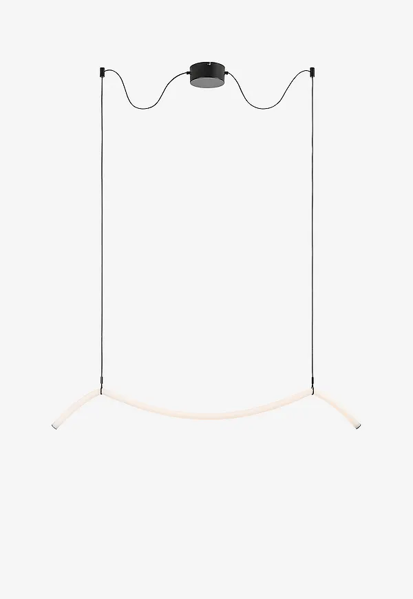 Trendig hänglampa i vitt från Markslöjd.