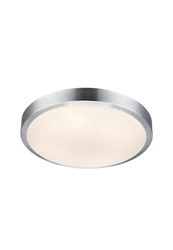 Stilren vit lampa i aluminium från Markslöjd.