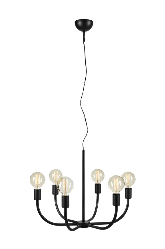 Superfin svart taklampa 2025 från Markslöjd.