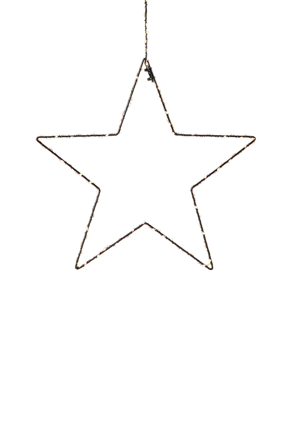 Svart Markslöjd-lampa i elegant modell.