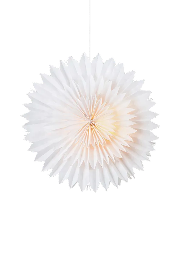 Stilriktig lampa i vitt från Markslöjd.