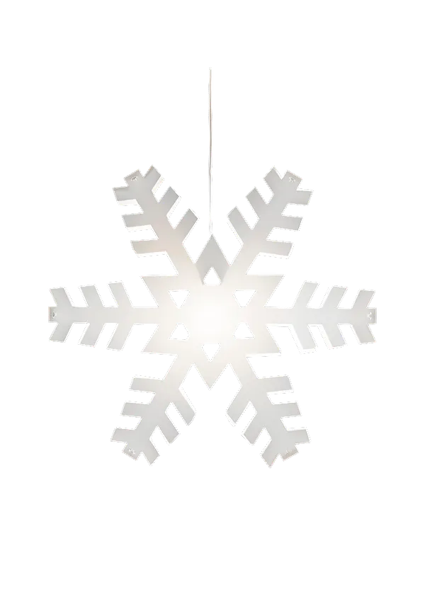 Vit Markslöjd-lampa i skön modell.