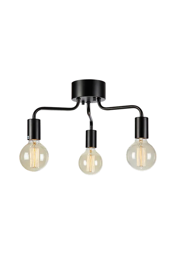 Stilren svart taklampa 2025 från Markslöjd.