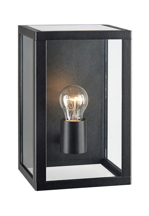 Svart Markslöjd-lampa i snygg modell.