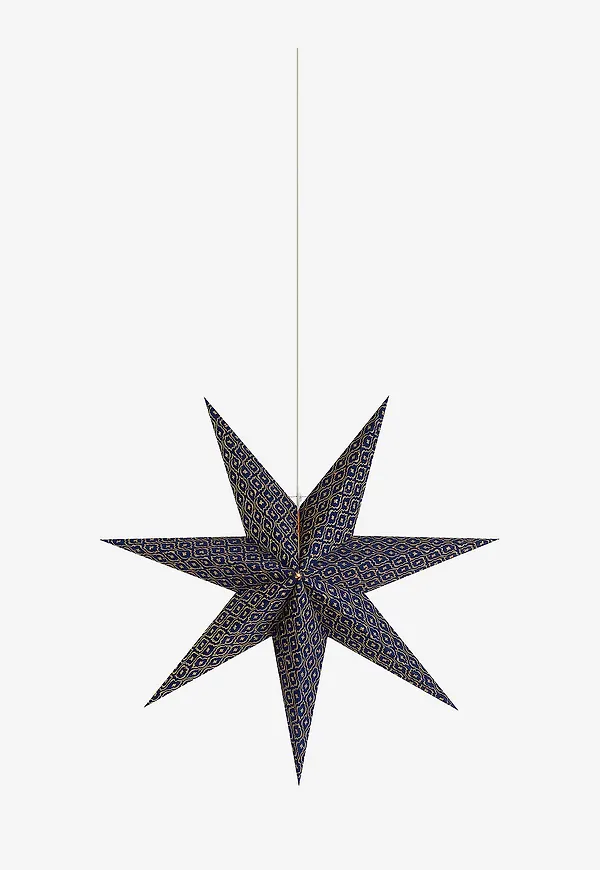 Blå Markslöjd-lampa i fin modell.