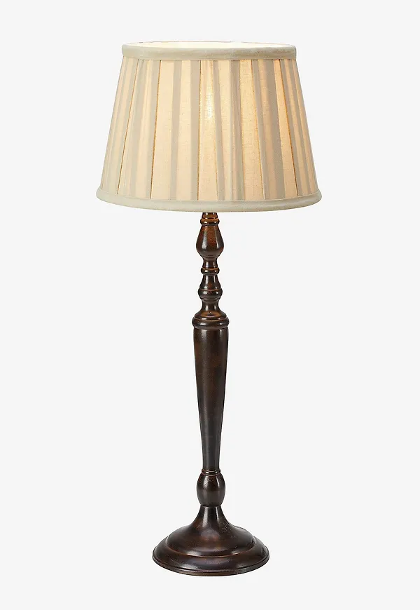 Beige Markslöjd-bordslampa i söt modell.