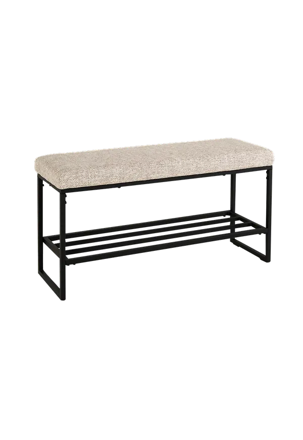 Beige Martinsen-hallmöbel i mysig modell.