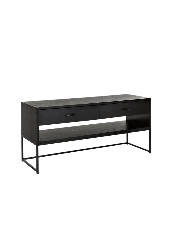 Svart Martinsen-avlastningsbord i härlig modell.