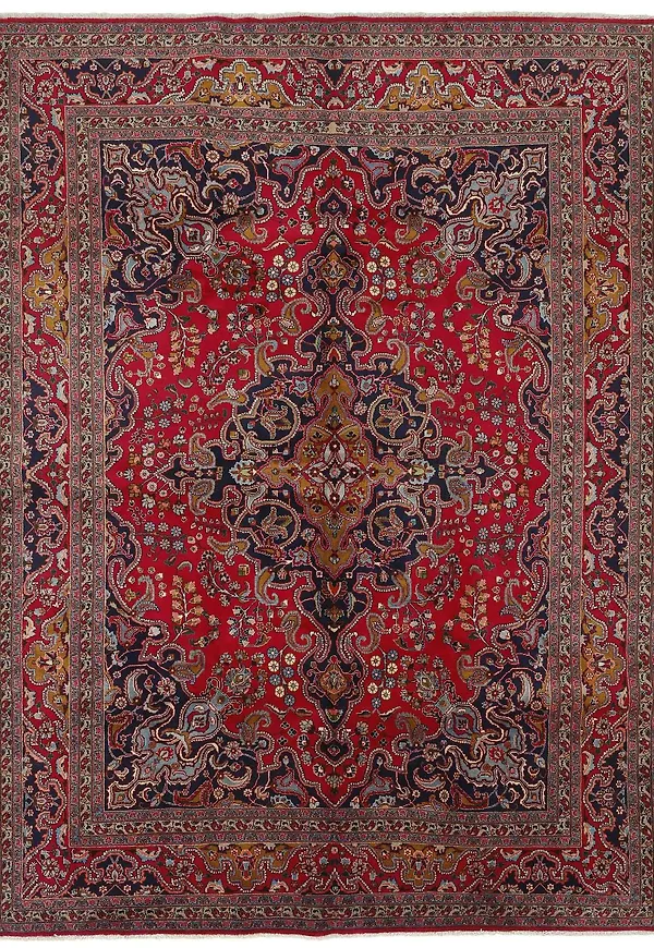 Jättesnygg röd matta 2026 från Rezas.