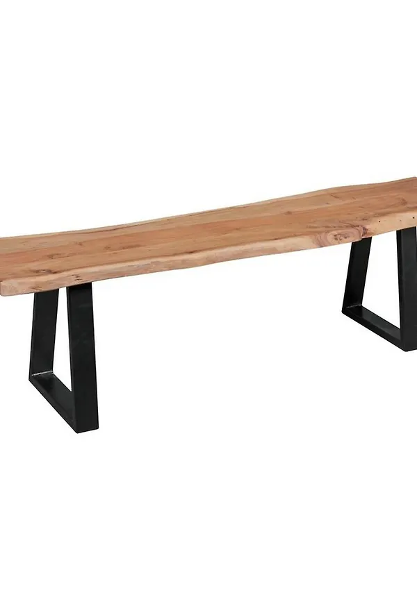 Svart Wohnling-köksbänk i komfortabel modell.