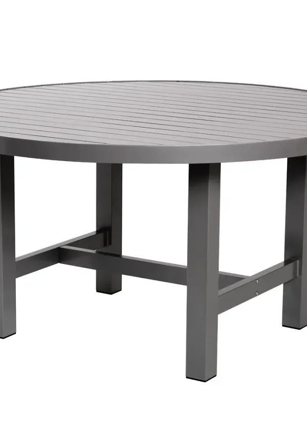 Skön grå matbord i aluminium från Fri Form.