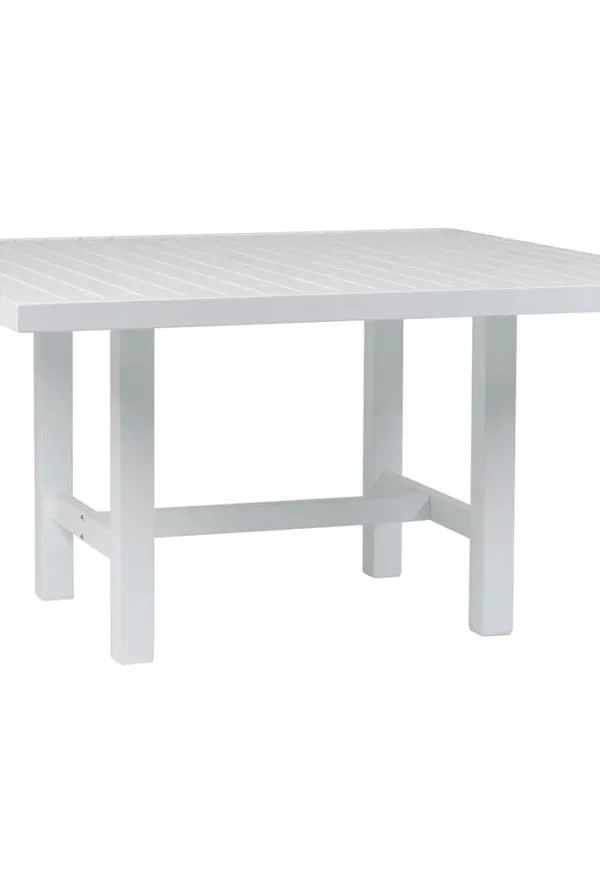 Fantastiskt snygg aluminiumbord i vitt från Fri Form.