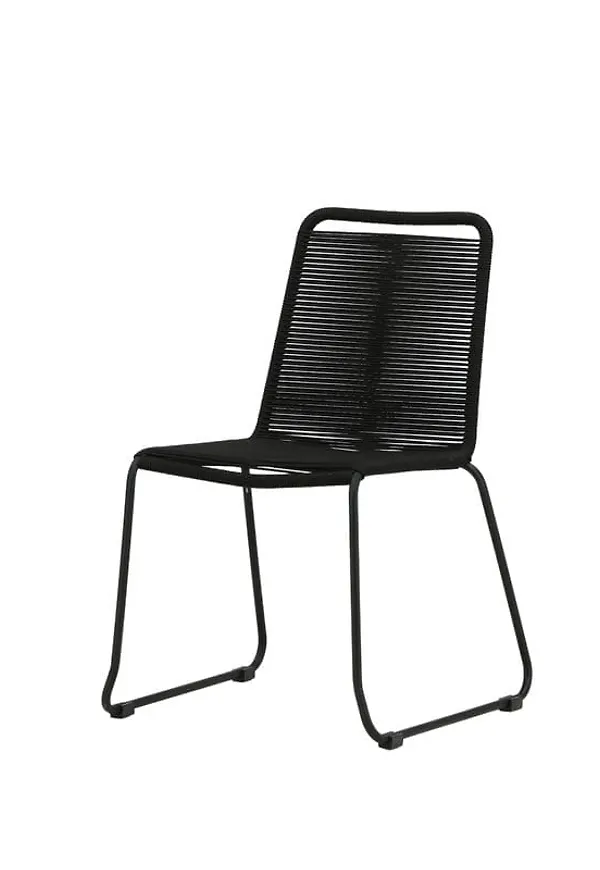 Svart Venture Home-matstol i härlig modell.