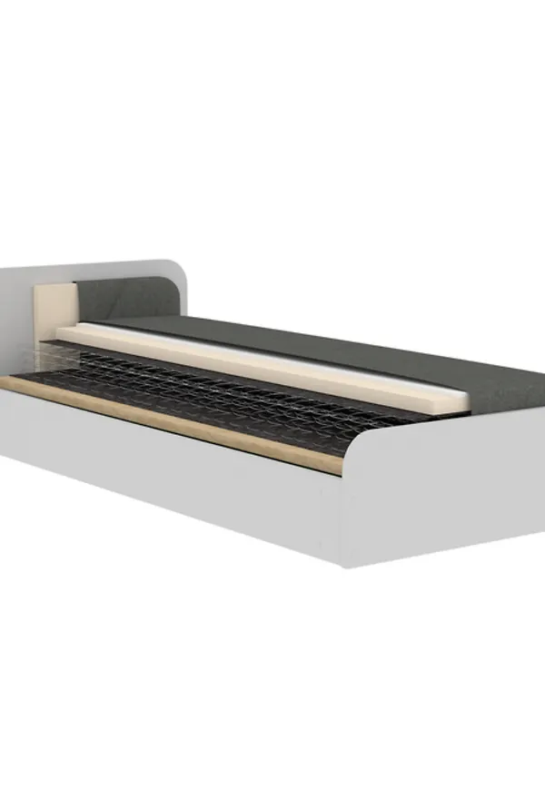 Skön Säng som passar bra vid många olika tillfällen.