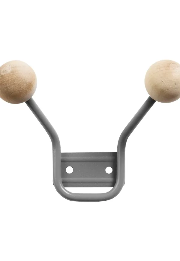 Grå Maze-klädhängare i snygg modell.