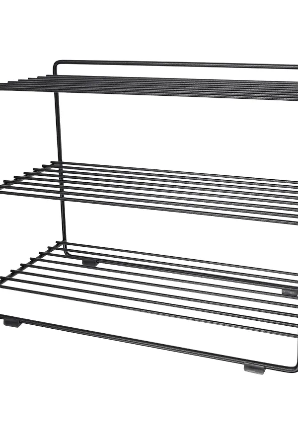 Riktigt fin skohylla i svart från Maze.