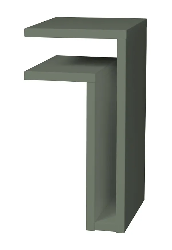 Exklusiv vägghylla i grönt från Maze.