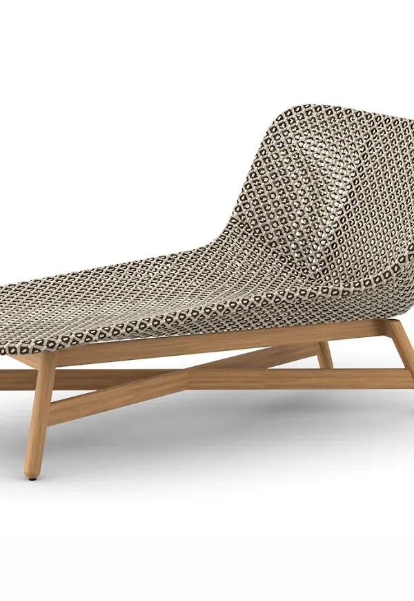 Elegant vilstol i teak från Dedon.