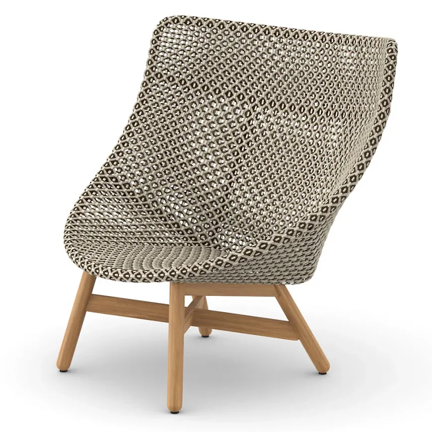 Komfortabel teakfåtölj 2025 från Dedon.