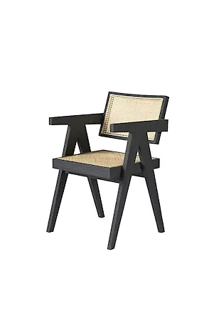 Exklusiv matbordsstol i svart från Wikholm Form.