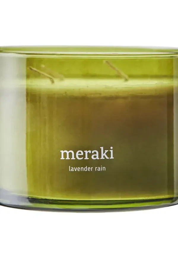 Skön doftljus i grönt från Meraki.