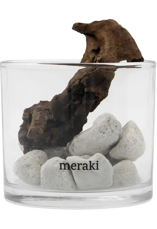 Vit Meraki-doftspridare i trendig modell.
