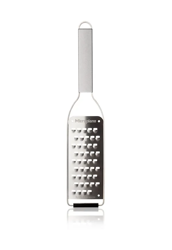 Fantastiskt snygg rivjärn i silverfärgade från Microplane.