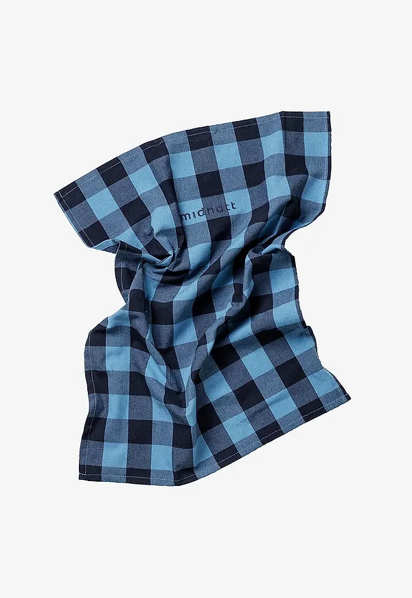 Blå Midnatt-kökshandduk i modern modell.