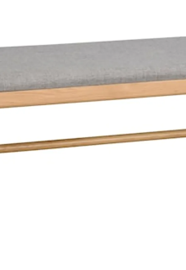 Beige Rowico Home-bänk i stilren modell.