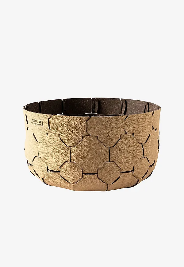 Moderiktig brödkorg i beiget från MiLLE W NORDISK DESIGN.