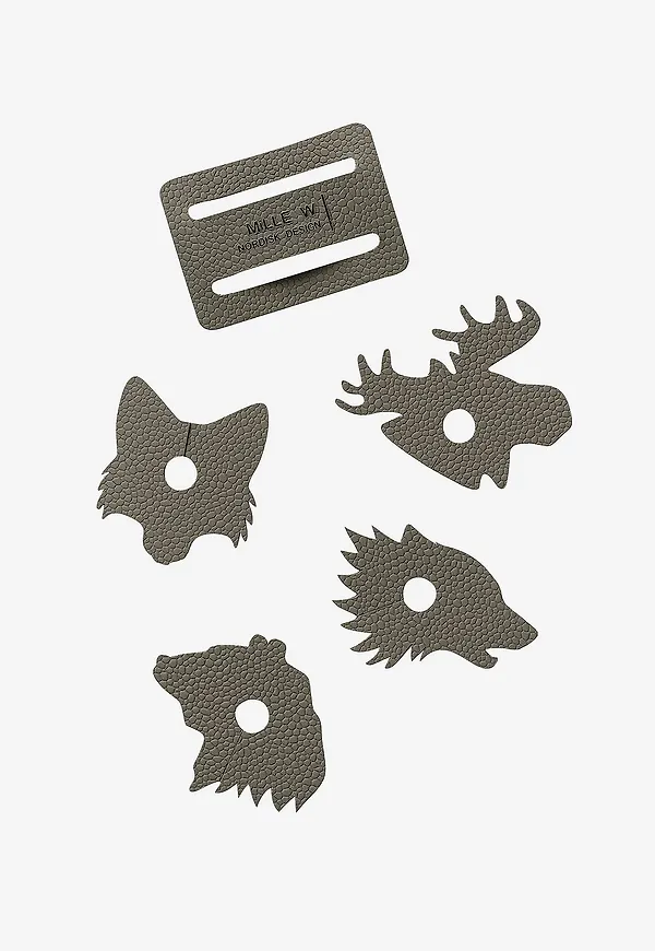 Grå MiLLE W NORDISK DESIGN-vinglas i jättesnygg modell.