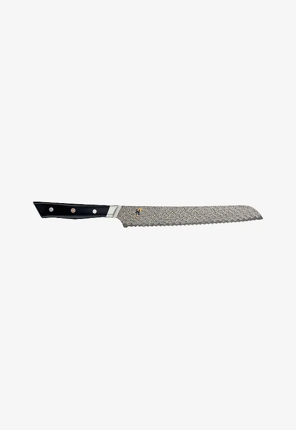 Svart Miyabi-brödkniv i fantastiskt fin modell.