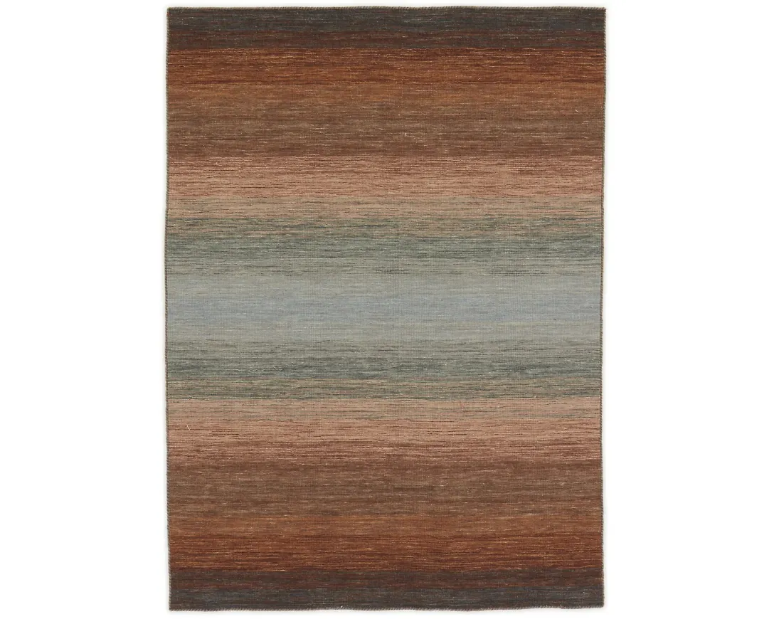 Fantastiskt fin matta i flerfärgad färg gjord i ull.