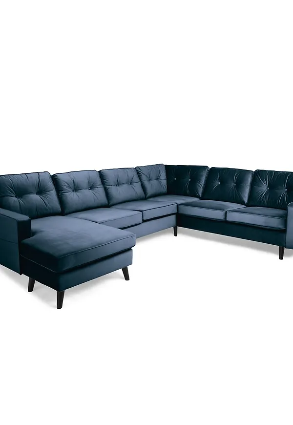 Blå soffa som passar perfekt till våren 2026!