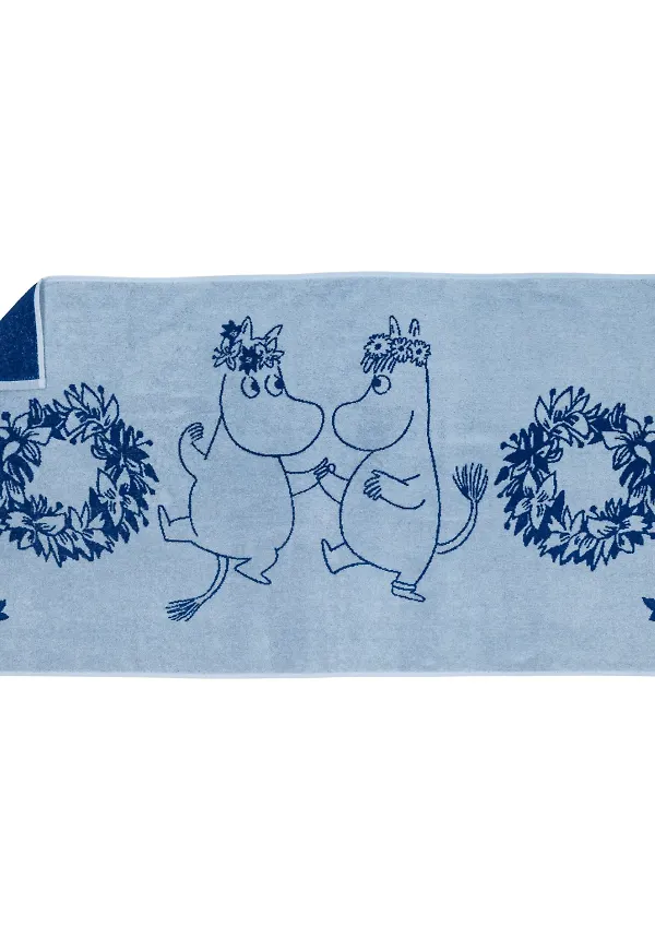 Smickrande badhandduk 2026 från Moomin Arabia.